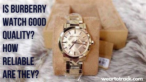 Burberry watch quality